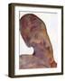 Two Heads, 2016 (W/C on Rag Paper)-Graham Dean-Framed Giclee Print