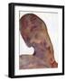 Two Heads, 2016 (W/C on Rag Paper)-Graham Dean-Framed Giclee Print