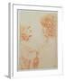 Two Heads in Profile, c.1500-Leonardo da Vinci-Framed Giclee Print