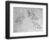 Two Heads of Stags, One Head of a Doe-Antonio Pisani Pisanello-Framed Giclee Print