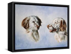 Two Heads, One as a Profile and One as a Portrait-Rusty Frentner-Framed Stretched Canvas