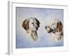 Two Heads, One as a Profile and One as a Portrait-Rusty Frentner-Framed Giclee Print