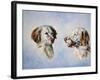 Two Heads, One as a Profile and One as a Portrait-Rusty Frentner-Framed Giclee Print