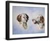 Two Heads, One as a Profile and One as a Portrait-Rusty Frentner-Framed Giclee Print