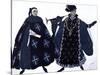 Two Heralds, Ballet Costume Design, 1911-Leon Bakst-Stretched Canvas