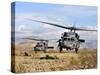 Two HH-60 Pavehawk Helicopters Preparing to Land-Stocktrek Images-Stretched Canvas