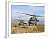 Two HH-60 Pavehawk Helicopters Preparing to Land-Stocktrek Images-Framed Photographic Print