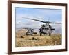 Two HH-60 Pavehawk Helicopters Preparing to Land-Stocktrek Images-Framed Photographic Print