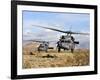 Two HH-60 Pavehawk Helicopters Preparing to Land-Stocktrek Images-Framed Photographic Print