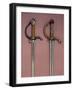 Two Hilts of Swords with Enamel and Diamonds, Age of King Christian IV-null-Framed Giclee Print