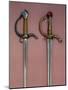 Two Hilts of Swords with Enamel and Diamonds, Age of King Christian IV-null-Mounted Giclee Print