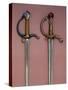 Two Hilts of Swords with Enamel and Diamonds, Age of King Christian IV-null-Stretched Canvas