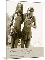 Two Himba Girls-Chris Simpson-Mounted Giclee Print