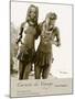 Two Himba Girls-Chris Simpson-Mounted Giclee Print