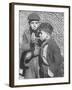 Two Homeless Boys Lighting Up American Cigarettes with British Matches-George Rodger-Framed Photographic Print