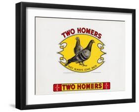 Two Homers-Art Of The Cigar-Framed Giclee Print