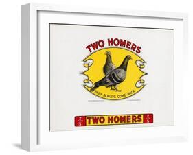 Two Homers-Art Of The Cigar-Framed Giclee Print