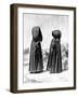 Two Hooded Women from Faial, Portugal, and San Miguel, Spain, C1900s-null-Framed Giclee Print