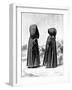 Two Hooded Women from Faial, Portugal, and San Miguel, Spain, C1900s-null-Framed Giclee Print