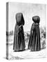 Two Hooded Women from Faial, Portugal, and San Miguel, Spain, C1900s-null-Stretched Canvas