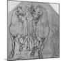 'Two Horsemen', c1480 (1945)-Leonardo Da Vinci-Mounted Giclee Print