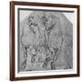 'Two Horsemen', c1480 (1945)-Leonardo Da Vinci-Framed Giclee Print