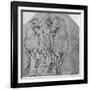'Two Horsemen', c1480 (1945)-Leonardo Da Vinci-Framed Giclee Print