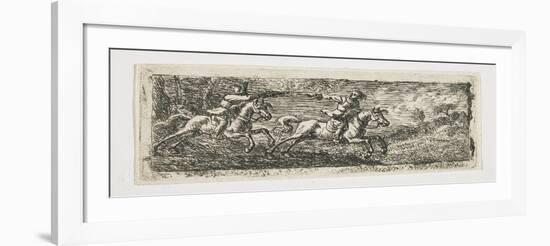 Two Horsemen Fighting-Pieter Van Laer-Framed Giclee Print