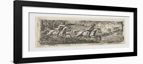 Two Horsemen Fighting-Pieter Van Laer-Framed Giclee Print