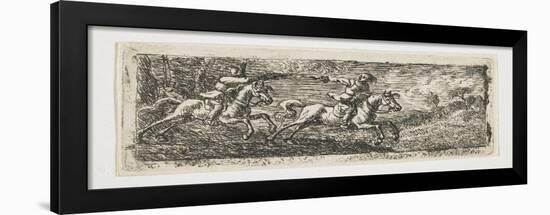 Two Horsemen Fighting-Pieter Van Laer-Framed Giclee Print