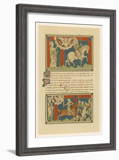 Two Horsemen from the Apocalypse, The Conquering King-null-Framed Art Print