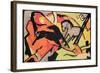 Two Horses, 1911/12-Franz Marc-Framed Giclee Print