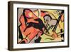 Two Horses, 1911/12-Franz Marc-Framed Giclee Print