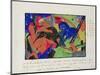 Two Horses, 1911-12-Franz Marc-Mounted Premium Giclee Print