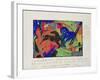 Two Horses, 1911-12-Franz Marc-Framed Giclee Print