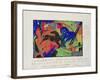 Two Horses, 1911-12-Franz Marc-Framed Giclee Print