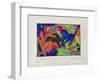 Two Horses, 1911-12-Franz Marc-Framed Giclee Print