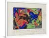 Two Horses, 1911-12-Franz Marc-Framed Giclee Print