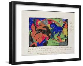 Two Horses, 1911-12-Franz Marc-Framed Giclee Print