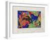 Two Horses, 1911-12-Franz Marc-Framed Giclee Print