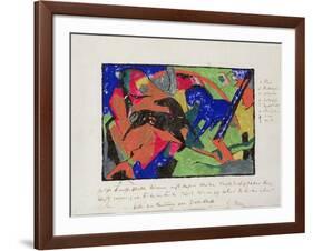 Two Horses, 1911-12-Franz Marc-Framed Giclee Print