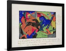 Two Horses, 1911-12-Franz Marc-Framed Giclee Print