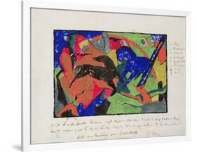 Two Horses, 1911-12-Franz Marc-Framed Premium Giclee Print