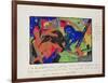 Two Horses, 1911-12-Franz Marc-Framed Premium Giclee Print