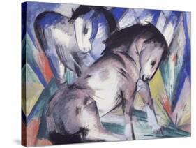 Two Horses, 1913-Franz Marc-Stretched Canvas