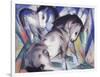 Two Horses, 1913-Franz Marc-Framed Giclee Print