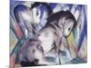 Two Horses, 1913-Franz Marc-Mounted Giclee Print