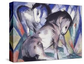 Two Horses, 1913-Franz Marc-Stretched Canvas