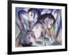 Two Horses, 1913-Franz Marc-Framed Giclee Print