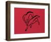 Two Horses (Almanac Vignette); Zwei Pferdchen (Almanach-Vignette)-Franz Marc-Framed Giclee Print